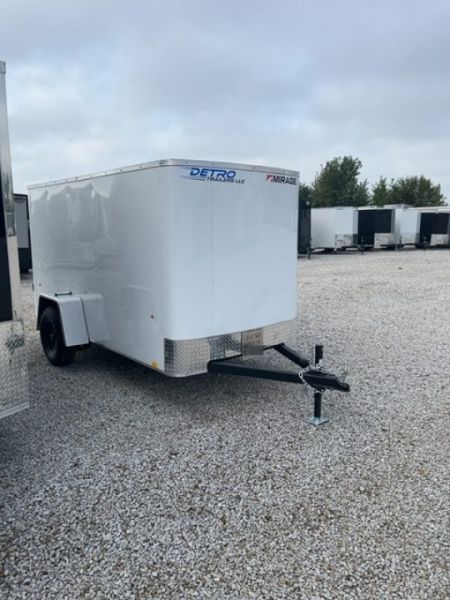 New 2027 Mirage Trailers 5x10 Single Axle 3K Double Rear Door Cargo / Enclosed Trailer
