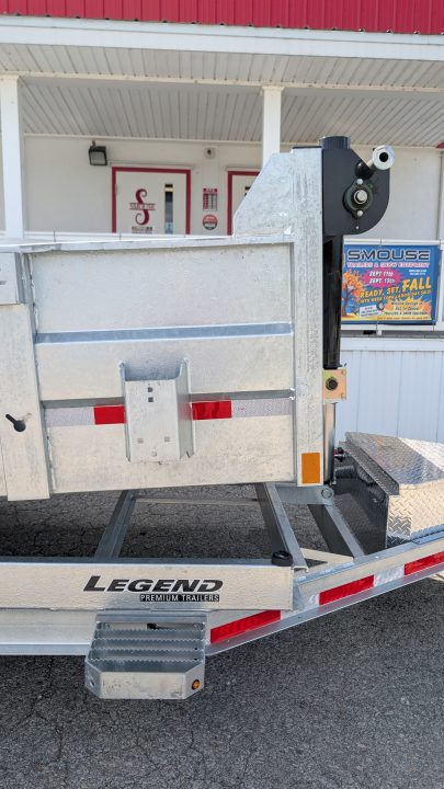 New 2027 Legend 7x16 HD GALVANIZED Lo Pro Equipment Dump - INTRO PRICING!!!!
