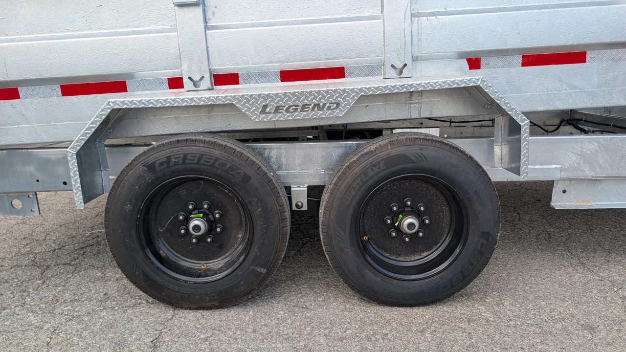 New 2027 Legend 7x16 HD GALVANIZED Lo Pro Equipment Dump - INTRO PRICING!!!!