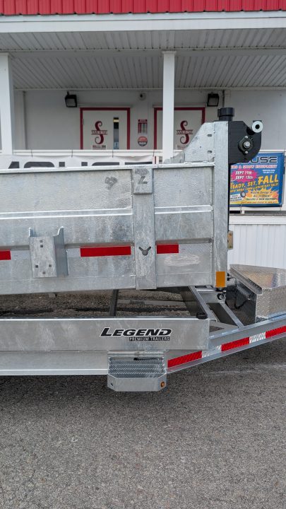 New 2027 Legend 7x16 HD GALVANIZED Lo Pro Equipment Dump - INTRO PRICING!!!!