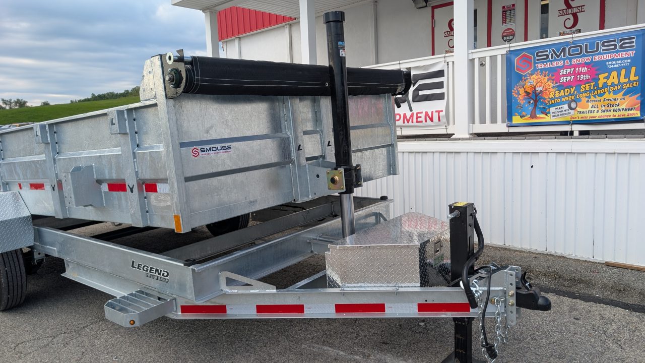 New 2027 Legend 7x16 HD GALVANIZED Lo Pro Equipment Dump - INTRO PRICING!!!!