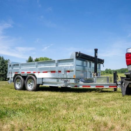 New 2027 Legend 6x12 GALVANIZED Lo Pro Equipment Dump - INTRO PRICING!