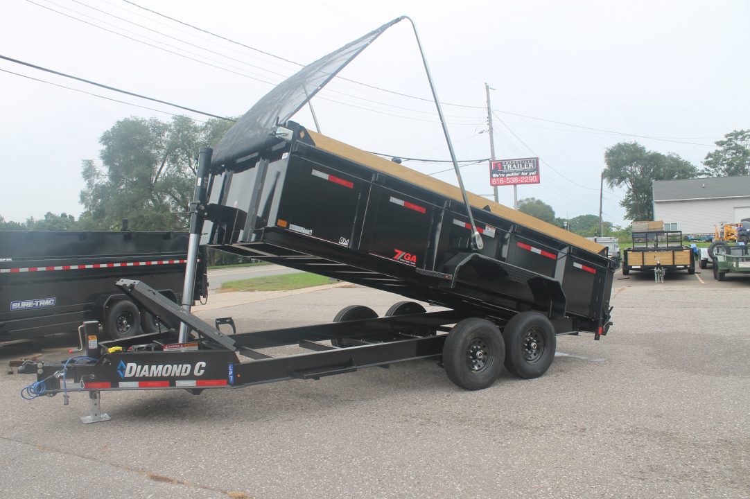 New 2027 Diamond C Trailers LPT207 16x82 Dump Trailer