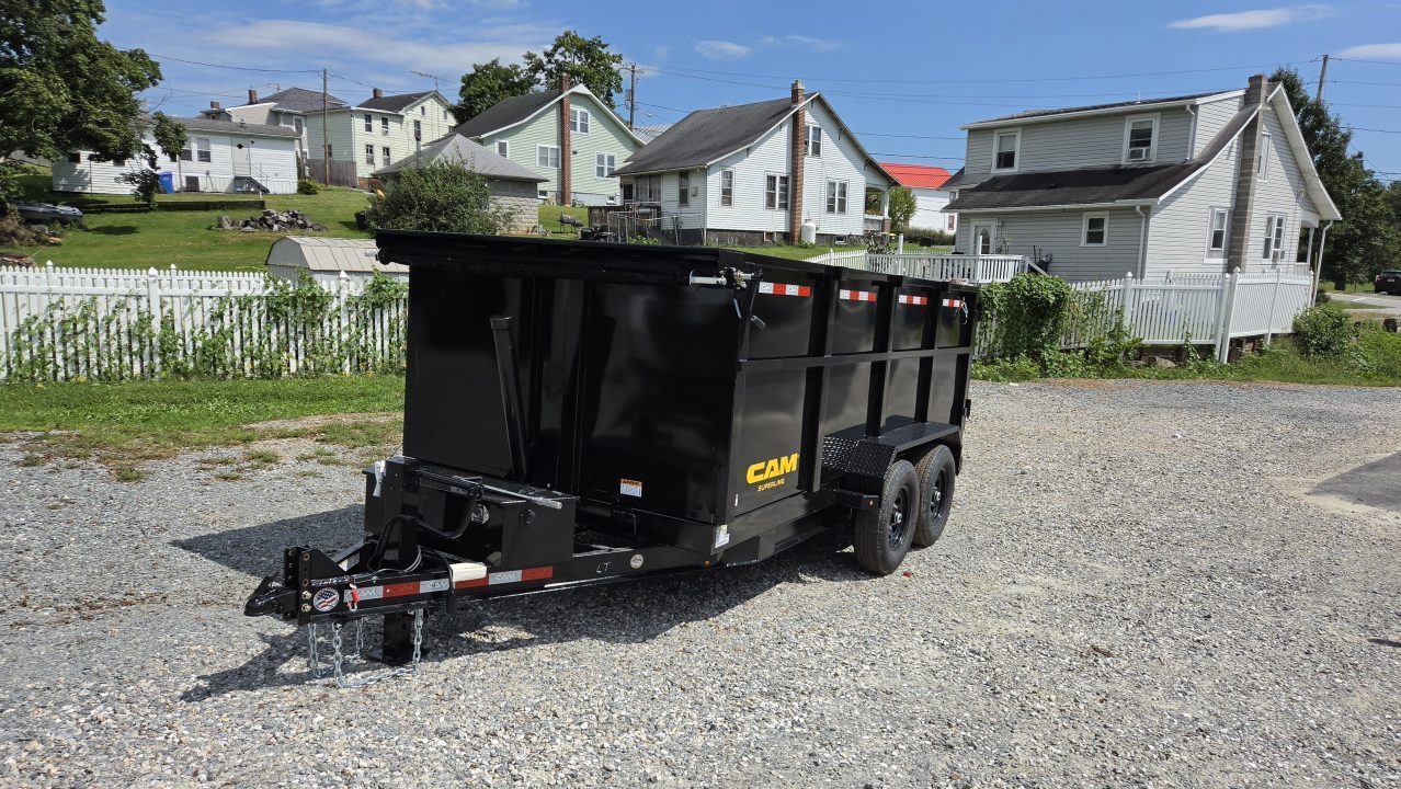 New 2027 Cam Superline HD 7X14TA 4' SIDES Dump Trailer