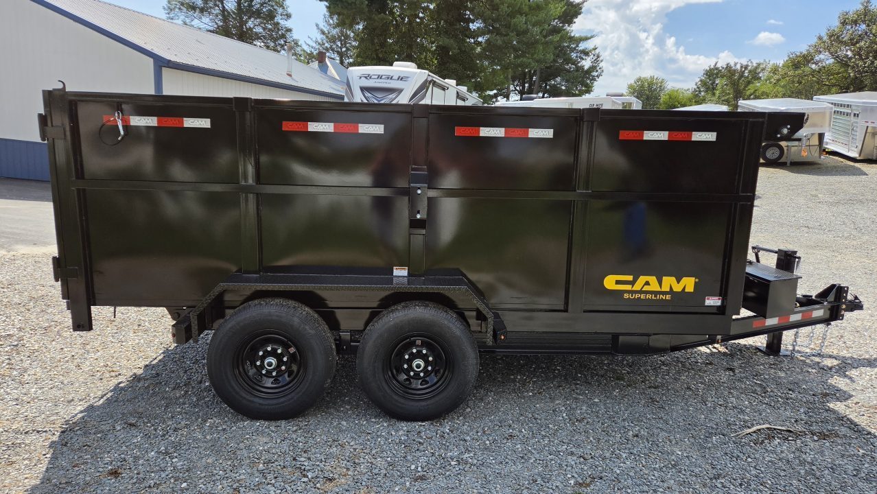 New 2027 Cam Superline HD 7X14TA 4' SIDES Dump Trailer