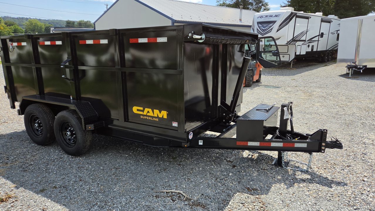 New 2027 Cam Superline HD 7X14TA 4' SIDES Dump Trailer