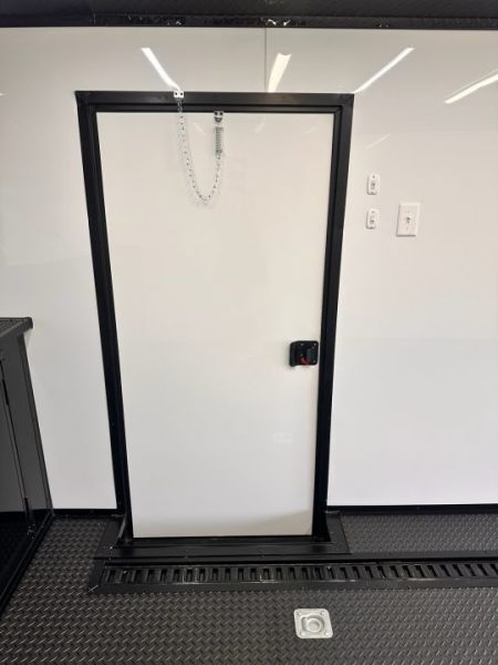 New 2027 8.5x28 Race Trailer - Finished Interior- 7000lb Spread Torsion - Recessed E-Track-Full Escape Door-Removable Fender