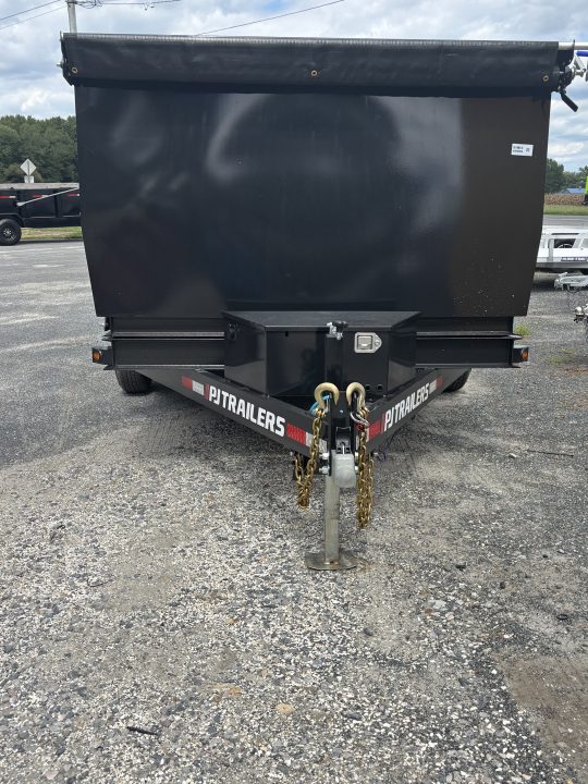 New 2027 PJ Trailers 24709 D7 14' 4' sides Dump Trailer