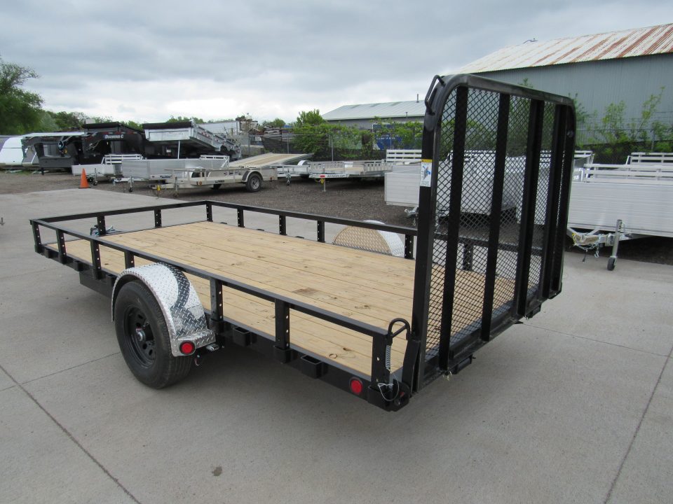 New 2027 PJ Trailers 77"x14ft 5200# Axle Utility Trailer