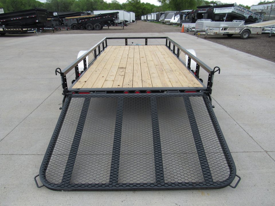 New 2027 PJ Trailers 77"x14ft 5200# Axle Utility Trailer