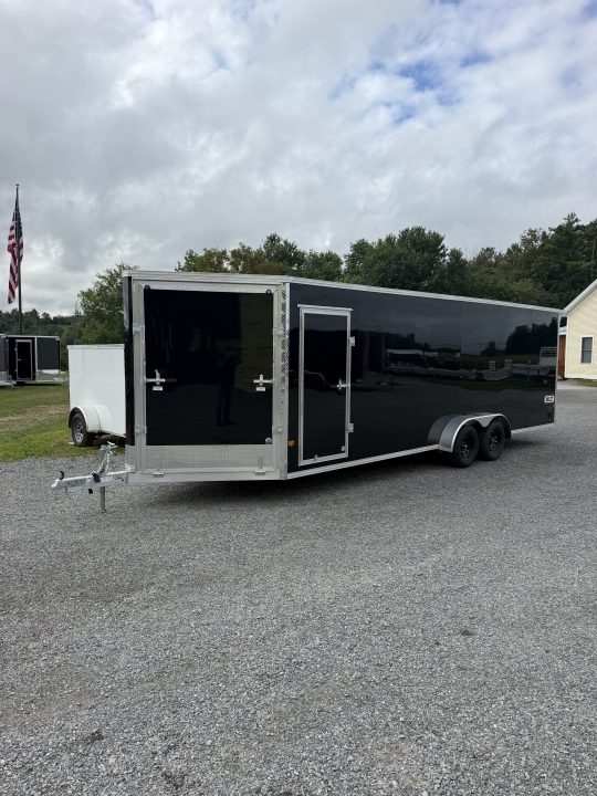 New 7x24 E-Z Hauler XLT PRO ENCLOSED Snowmobile Trailer