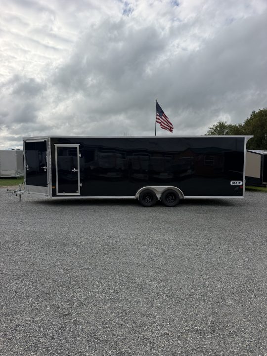 New 7x24 E-Z Hauler XLT PRO ENCLOSED Snowmobile Trailer