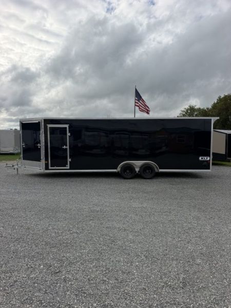 New 7x24 E-Z Hauler XLT PRO ENCLOSED Snowmobile Trailer