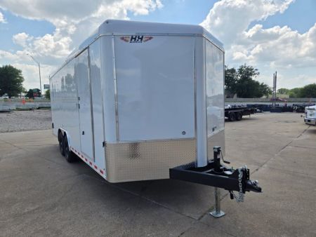 New 2027 H&H Trailers 8.5x20 HH Series Round Top V-Nose 14K Cargo / Enclosed Trailer
