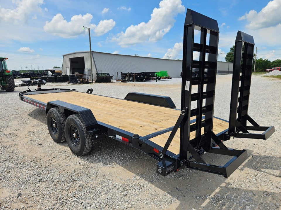 Used USED 2026 Load Trail 83X22 TANDEM 14K EQUIPMENT HAULER W/6" I-BEAM FRAME FULL TONGUE BOX & WIDE STANDUPS