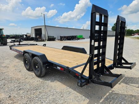 Used USED 2026 Load Trail 83X22 TANDEM 14K EQUIPMENT HAULER W/6" I-BEAM FRAME FULL TONGUE BOX & WIDE STANDUPS