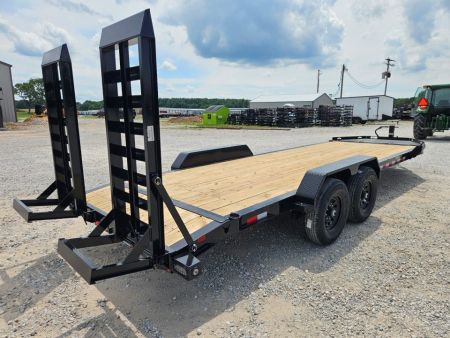 Used USED 2026 Load Trail 83X22 TANDEM 14K EQUIPMENT HAULER W/6" I-BEAM FRAME FULL TONGUE BOX & WIDE STANDUPS