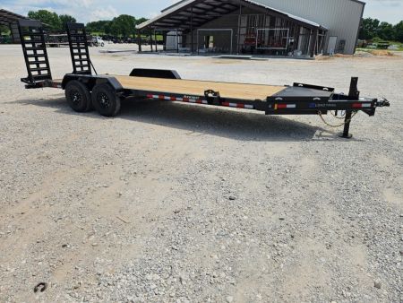 Used USED 2026 Load Trail 83X22 TANDEM 14K EQUIPMENT HAULER W/6" I-BEAM FRAME FULL TONGUE BOX & WIDE STANDUPS