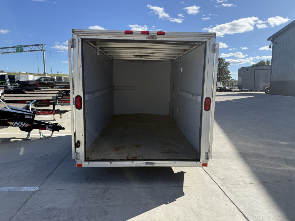 Used 2009 Lightning 6x12+v nose rear ramp Cargo / Enclosed Trailer