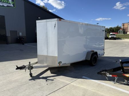 Used 2009 Lightning 6x12+v nose rear ramp Cargo / Enclosed Trailer
