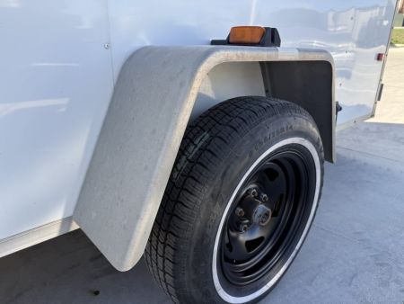 Used 2009 Lightning 6x12+v nose rear ramp Cargo / Enclosed Trailer