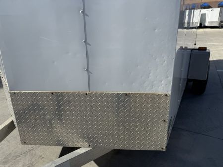 Used 2009 Lightning 6x12+v nose rear ramp Cargo / Enclosed Trailer