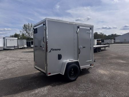 New 2027 Homesteader Trailer 5 X 8 FT ENCLOSED INTREPID CARGO TRAILER RAMP DOOR 6' INTERIOR HEIGHT