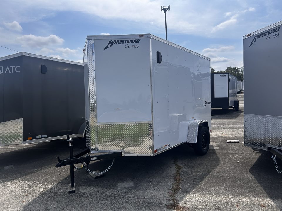 New 2027 Homesteader Trailer 6 X 10 FT INTREPID CARGO TRAILER SWING DOOR 6 FT 6 IN INT HT