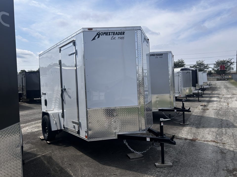 New 2027 Homesteader Trailer 6 X 10 FT INTREPID CARGO TRAILER SWING DOOR 6 FT 6 IN INT HT