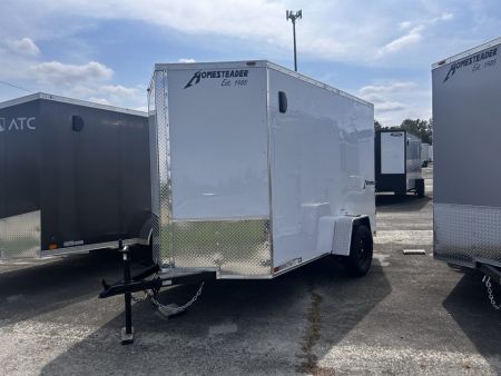 New 2027 Homesteader Trailer 6 X 10 FT INTREPID CARGO TRAILER SWING DOOR 6 FT 6 IN INT HT
