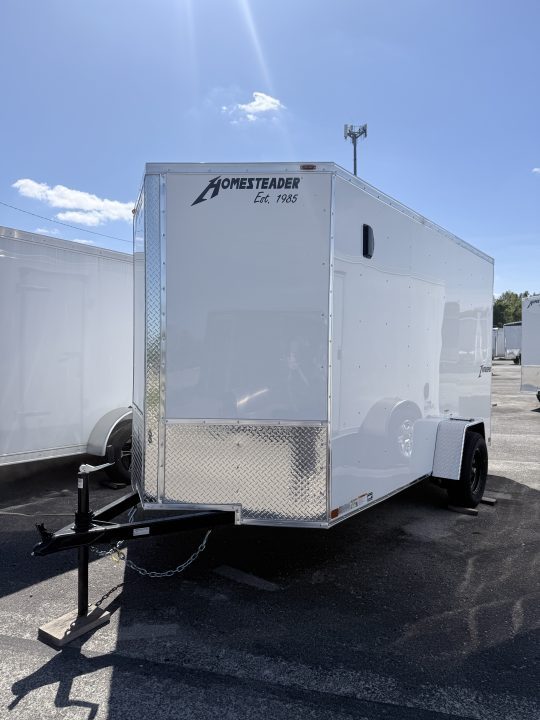 New 2027 Homesteader Trailer 6 X 12 FT INTREPID CARGO TRAILER BARN DOOR 6 FT 6 IN INT HT