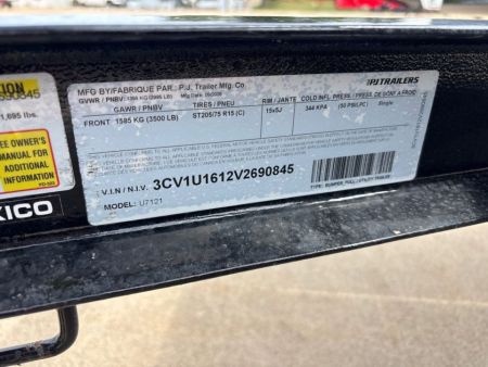 New 2027 PJ Trailers U721231DSFK Utility Trailer