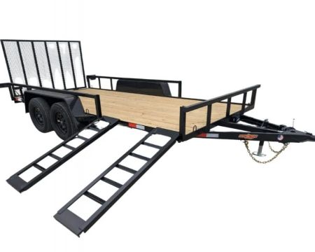 New 2027 Down 2 Earth Trailers 82 X16' TANDEM AXLE ATV/RAMP ATV Trailer