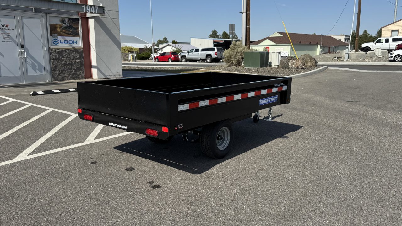 New 2026 Sure-Trac 4.5 x 8 Utility Dump 3K Dump Trailer