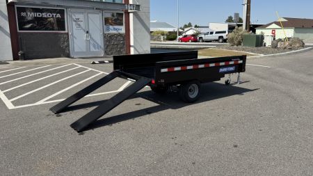 New 2026 Sure-Trac 4.5 x 8 Utility Dump 3K Dump Trailer