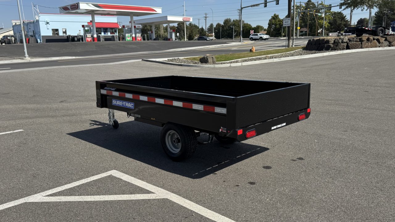 New 2026 Sure-Trac 4.5 x 8 Utility Dump 3K Dump Trailer