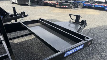 New 2027 Sure-Trac 7 x 16 HD Low Profile Scissor dump 14K Dump Trailer