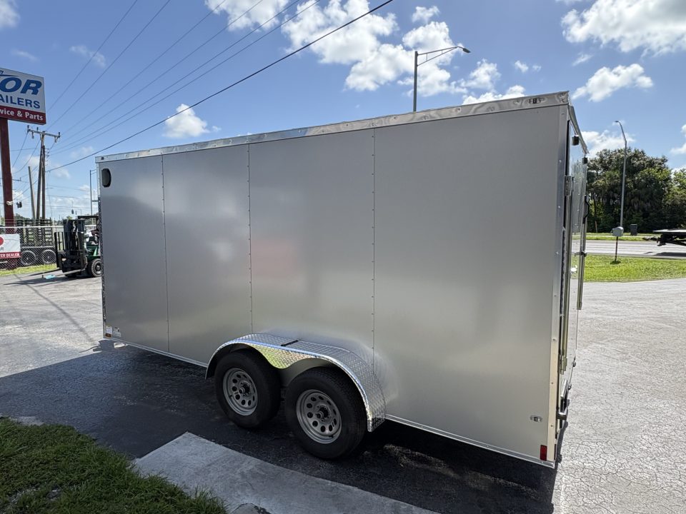 New 2027 Anvil 7X14 TA V POLYCORE WITH RAMP Cargo / Enclosed Trailer