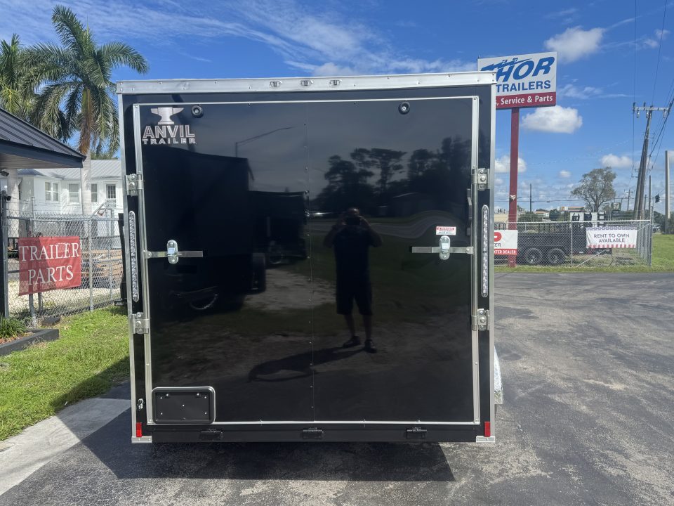 New 2027 Anvil 7X12 TA V-NOSE WITH RAMP Cargo / Enclosed Trailer POLYCORE