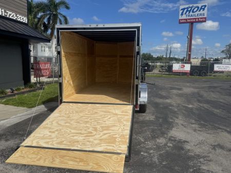 New 2027 Anvil 7X12 TA V-NOSE WITH RAMP Cargo / Enclosed Trailer POLYCORE