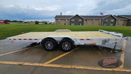 New 2027 H&H Trailers 82x20 Aluminum Electric Tilt Car Hauler