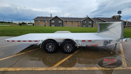 New 2027 H&H Trailers 82x20 Aluminum Electric Tilt Car Hauler
