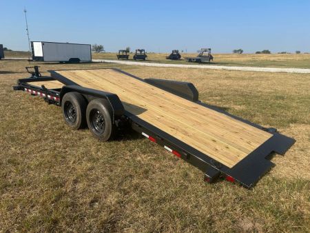 New 2027 Big Tex 83x22 Tandem 17.5K I-Beam Gravity Tilt w/ 6' Stationary Deck