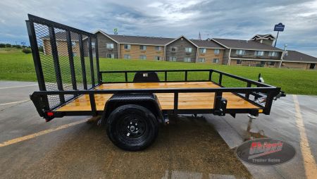 New 2027 H&H Trailers 76x10 Rail Side Utility Trailer