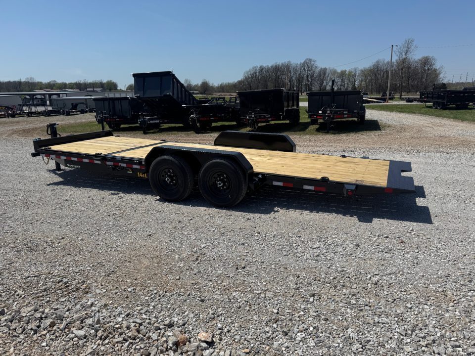 New 2027 Big Tex Trailers 14TL TANDEM GRAVITY TILT W/ 4' STATIONARY & 16" TILT DECKS/ 80X20
