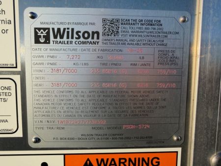 New 2027 Wilson Trailer Company 24' RANCH HAND Stock Trailer