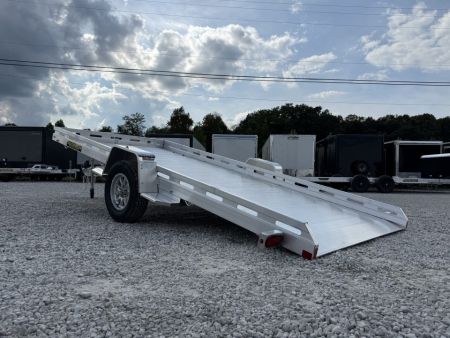 New Aluma 8015 Tilt Single Axle Electric Brakes Slotted Side Frame