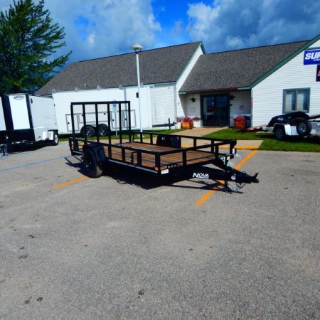 New 2027 Midsota 76 x 12 Nova Tube Top Utility 3K Idler Utility Trailer