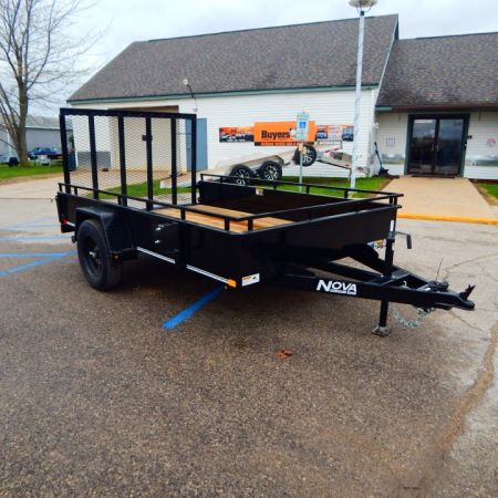 New 2027 Midsota 66 x 10 Nova Solid Side Utility 3K Idler Utility Trailer