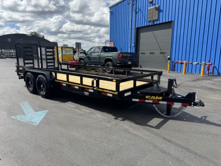 New 2026 Cam Superline P-UTT8218-140 7X18TA Utility Trailer